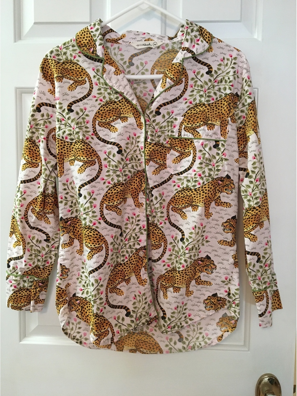 Printfresh Baheera Print Button-Up Longsleeve Shirt XS SHIRT ONLY